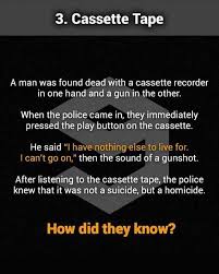 Some people can't kill just once. 11 Murder Riddles For You To Solve