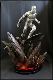 Silver Surfer Statue 1 4 By Nimajneb Statue M A R V E L S Marvel Statues Superhero Artwork Character Statue