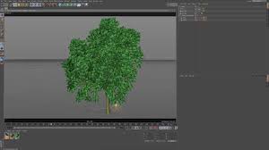 C4d Tip Convert A Static Tree Model Into A Dynamic Tree Cinema 4d Tutorial Blowing Wind Tree