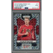 Since its inception in 1991, psa has certified over 40 million cards and collectibles with a cumulative declared value of over a billion dollars. Kevin De Bruyne 2018 Panini Prizm World Cup Lazer Soccer Card 17 Graded Psa 9 Multi 5 X 8 Overstock 33936981