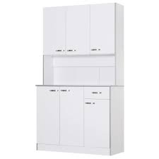 Maybe you would like to learn more about one of these? Amazon Com Homcom 71 Freestanding Kitchen Buffet Hutch Cupboard With 6 Doors 3 Adjustable Shelves And 1 Drawer White Buffets Sideboards
