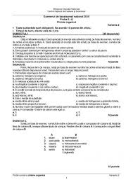 Bac 2018 Chimie Subiectele Date La Bacalaureat 2018 La Chimie Libertatea