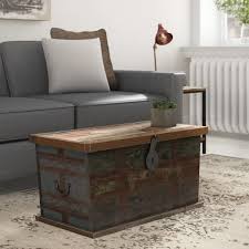 Do you need some extra storage ideas but can't figure out where to put everything? Trunk Chest Coffee Table Wayfair Co Uk