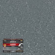 Epoxy paint was initially designed for use in the industrial sector. Rust Oleum Rocksolid 180 Oz Dark Gray Polycuramine 2 5 Car Garage Floor Kit 365195 The Home Depot