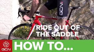 Riding out of the saddle is inherently less efficient than sitting, but it's also more powerful. How Do You Ride Out Of The Saddle Bike Forums