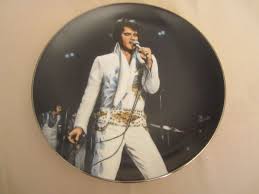 ELVIS PRESLEY collector plate CONCERT IN BATON ROUGE, 1974 Bruce Emmett