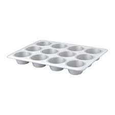 Vardagen Blacha Muffin Srebrny 38x29 Cm Ikea Aksesuarlar
