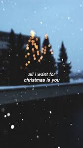 50 christmas wallpapers that'll make your home screen aesthetically pleasing this holiday. All I Want For Christmas Is You Christmas Wallpapers Tumblr Wallpaper Iphone Christmas Cute Christmas Wallpaper