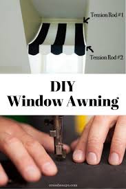Window & door awings corner type. Diy Window Awning A Quick Project With A Big Impact Or So She Says