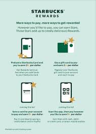 How to add verizon starbucks egift card to app. Starbucks Announces Minor Changes To Rewards Program For The Fall Doctor Of Credit
