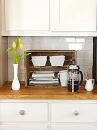 Dreary To Bright Kitchen Makeover Wooden Crate Kitchen Storage Kitchen Remodel Wooden Crates Kitchen