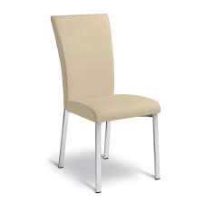 Effezeta Aida Dining Chair Cream Leather Dining Chairs Leather Dining Chairs Chair
