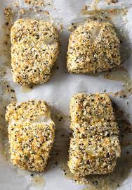 From keto friendly cheesecake to cookie fat bombs, these healthy dessert recipes are the perfect snack to eat. Perfect Baked White Fish With Everything Bagel Crust Recipe Low Carb Keto Paleo Aspicyperspective L Fish Recipes Baked Fish Recipes Pollock Fish Recipes