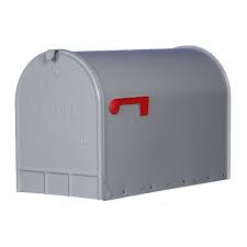 Gibraltar Mailboxes Stanley Extra Large Galvanized Steel Post Mount Mailbox Gray St200000 Mounted Mailbox Gibraltar Mailboxes Mailbox