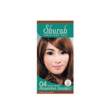 Gumash hair colour, loreal, shurah, garnier dan banyak lagi! Shurah Pewarna Rambut Koper Merah 04 Hair Color Hair Care