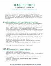 Call Center Supervisor Resume Samples Qwikresume