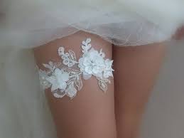 Wedding Garter Set Very Special And Unique Set Of Garters Ivory Lace Embroidered Handmade Garter Romantic Lac Wedding Garter Set Garter Set Wedding Garter