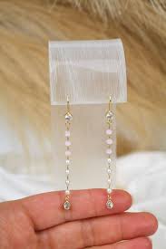 Gold Rush delicate Baby Pearl Earrings