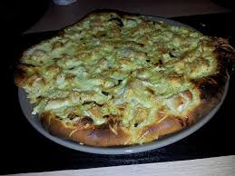 Pizza Au Poulet Ravioles Et Sauce Bearnaise Recette Pizza Poulet