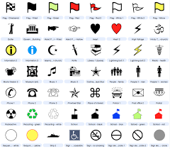 Proposed nrcg gis fire mapping symbols these symbols are available on arcview though the fire.avp when loaded on the system. Cultural Map Symbols Fully Editable Vector Graphics Mapdiva