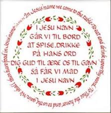 Danish Table Prayer Table Prayer Danish Table Danish