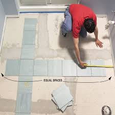 How To Install Ceramic Tile Floor In The Bathroom Tile Floor Installing Tile Floor Tile Installation