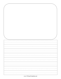Drawing Writing Template Writing Template Writing Templates Writing Paper Template Preschool Writing