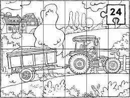 Kleurplaten tractor met kar kleurplaten tractor met kar kleurplaten. Tractor Met Kar Puzzel 24 Stukken Kleurplaat Kleurprent Tekening 01k Kleurplaten Voor Kinderen Kleurplaten Tractor