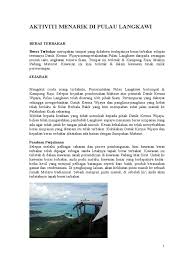 Kota mahsuri merupakan tempat menarik di langkawi yang perlu dilawati. Aktiviti Menarik Di Pulau Langkawi