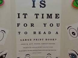 Large Print Book Display Book Display Print Book Large Prints