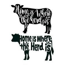 Simply size each svg file (tree.svg and leaves.svg) to the same height. Home Is Where The Herd Is Svg Cuttable Design Cricut Projects Vinyl Farm Design Cricut Tutorials