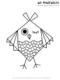The bird and the nest. Bird Coloring Pages For Kids Mr Printables