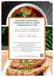 Menyelenggarakan workshop dan seminar tentang bisnis pertanian maupun perniagaan. Peluang Menjana Pendapatan Di Kafe Chengkih D Lite Fsk Faculty Of Health Sciences