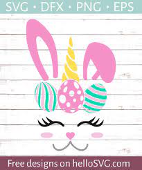 Download Easter Bunny Unicorn Svg Free Svg Files Hellosvg Com
