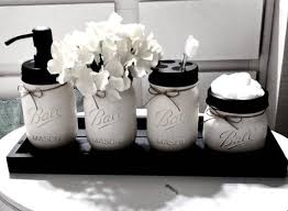 Black And White Check Soap Dispenser Check Out This Item In My Etsy Shop Https Www Etsy Com Listing 768396836 Black And White Ma In 2020 Mason Jar Bathroom Decor Mason Jar Bathroom Rustic Bathroom Decor