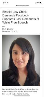 Carrie wong is a writer and editor, known for consent (2017) and oh father (2018). Julia Carrie Wong On Twitter And Now I M On The Daily Stormer The Consequences Of Reporting On The Far Right Are Real And They Take A Toll Thank You So Much To