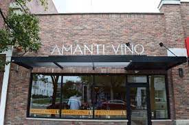 Masa Extrudeck And Ecoshade Combo With Led Sign At Amanti Vino In Morristown Nj Architecture Create Build Wine Awning Canopy Custom Canopy Metal Awning