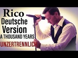 A Thousand Years Deutsche Version Unzertrennlich Hochzeitslieder Kirche Einzug Braut Youtube Hochzeitslieder Lieder Hochzeit Kirchenlieder Hochzeit