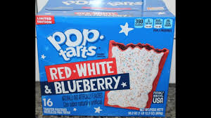 pop tarts red white blueberry
