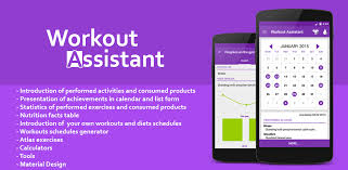 App 4 1 Material Design Workout Assista Android