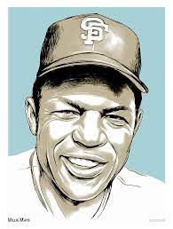 Willie mays hit 4 homeruns in one game in 1961. Willie Mays Line Art By Greg Joens Willie Mays Line Art Line Art Drawings