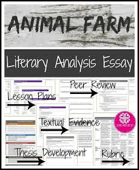 Teaching Animal Farm By George Orwell In High School Use This Literary Analysis Ess High School Writing Prompts Literary Analysis Essay High School Literature