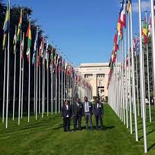 Very idiotic! recall that over 10 unknown gunmen on thursday invaded one of the banks in anambra and hoisted biafra flags after destroying vehicles on the premises. Biafra Or Nothing Soon Biafra Flag Will Be Among The Erected Flags In United Nations If You Believe Can I Hear A Big Iseeeeeeeeee Photo Ipob Leadership At Un Headquarters In Geneva Switzerland