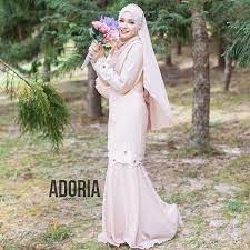 Baju gamis remaja wanita murah syari terbaru lebaran 2021. Instagram Photo By Baju Tunang Baju Nikah Jul 29 2016 At 1 52am Utc Bridal Hijab Muslim Bridal Baju Nikah
