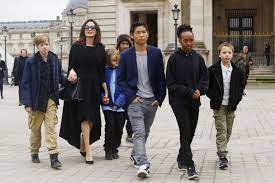 The former couple started dating in 2005, three years after the actress adopted her son, maddox , from cambodia. Angelina Jolie Speaks About Her Kids And What It S Like Parenting Teens