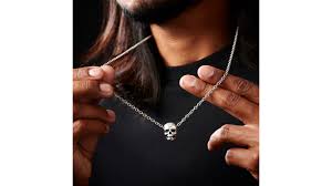 The chemical symbol for silver, ag, comes from the latin word for silver, argentum, which in turn derives from the sanskit word argunas, which mean shining. Men S Necklaces Your Ultimate Guide