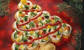 We may earn commission on some of the items you choose to buy. Tree Shaped Crescent Veggie Appetizer Recipe Veggie Appetizers Cold Veggie Pizza Recipes