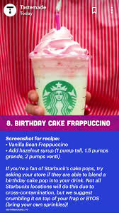 Unicorn Birthday Cake Starbucks Drinks Pin By Katelyn On Starbucks Starbucks Drinks Recipes Starbucks Cake Starbucks Recipes
