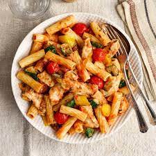 Chicken Pasta Recipes Chicken And Mediterranean Veg Pasta Slimming World Recipe Chicken Pasta Recipes Slimming World Chicken Recipes Vegetable Pasta