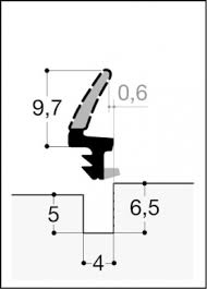Joint Lp1prdd Sur Dormant Pour Rainure De 4 Mm En Rouleau De 100 M Blanc